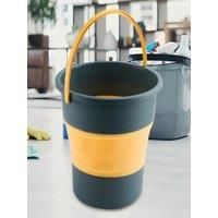 Cubo de viaje ligero para lavado de coches, contenedor de almacenamiento de agua para bao, herramienta ecolgica para £10L