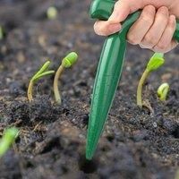 1pc Handheld Garden Hole Puncher Clear Scale Planting Tools Lightweight Digging Hole Tool Sowing