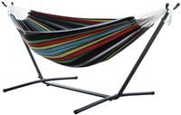 Vivere Double Cotton Hammock with Stand  Rio Night