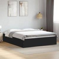 Berkfield Home Bed Frame without Mattress Black 150x200 cm King Size