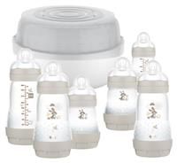 MAM Easy Start Bottle & Microwave Steriliser Set, Comes  Assorted Style Names