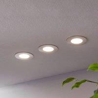 Eglo Fueva  C Bluetooth Satin Nickel Recessed Downlight  3 Pack