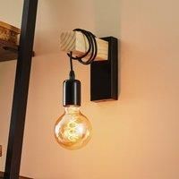 Eglo Townshend 95499 Wooden 6-Bulb Hanging Pendant Light E27 Wall Light Black