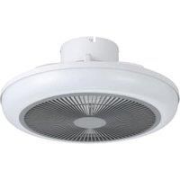 EGLO Sayulita 1 Grey Plastic Ceiling Fan with LED
