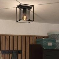 Eglo Catterick Industrial Mesh Ceiling Light