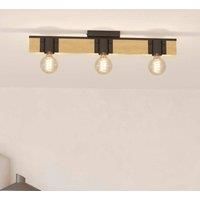 EGLO BAILRIGG 3-Light 66cm Ceiling Spotlight black/gray 5.0 H x 66.0 W x 10.0 D cm