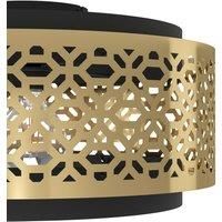 Eglo Sandbach Black/Gold Decorative Ceiling Light