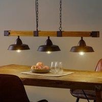 EGLO Oldbury pendant light with a rustic look
