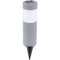 EGLO Grey LED solar ground spike light Mino