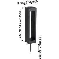 EGLO LED ground spike light 48934, black