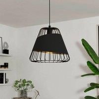 EGLO 49446 AUSTELL Pendant Light in Black and Gold Steel