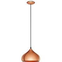 Eglo Hapton Pendant Ceiling Light - Copper