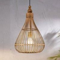 Eglo Teardrop Shaped Woven Pendant Light