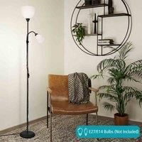 Eglo Basic Montanini-E Modern Eco Friendly Black Steel Floor Lamp