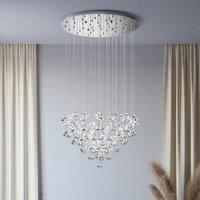 EGLO Stars Of Light LED pendant light Pianopoli chrome 78 cm
