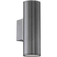 Eglo Riga Exterior Up and Down Wall Light in Anthracite