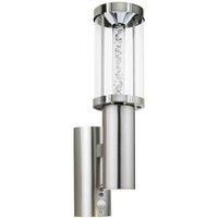 Eglo Trono Stick LED Stainless Steel Outdoor PIR Sensor Wall Light  3W & 3.7W GU10
