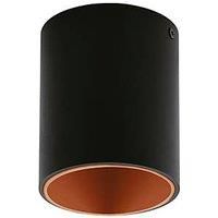 Eglo Polasso LED Ceiling Light Black / Copper 3.3W 340lm (396PL)