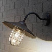 Eglo Melgoa Galvanised Steel Exterior Light in Black