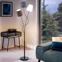 Eglo Maronda Three Light Fabric Floor Lamp