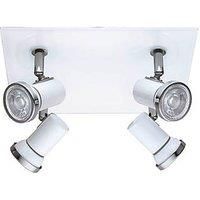 Eglo Tamara Four Spotlight White Ceiling Light