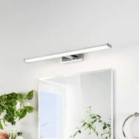 Eglo Slim Silver Bathroom Mirror Light