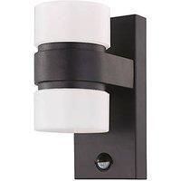 Eglo Atollari Outdoor LED Up/Down Wall Light With PIR Sensor Black 9W 720lm (948PL)