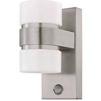 Eglo Atollari Outdoor Wall Light Stainless-steel/White