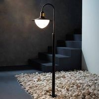 EGLO 97287 SIRMIONE Exterior Floor Lamp in Black and Gold