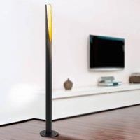 Eglo Barbotto Floor Lamp - Black & Gold