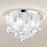 Eglo Bathroom Chandelier In Chrome And Crystal