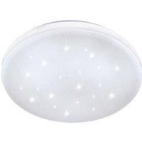 EGLO Wall/Ceiling Light, Steel, 17.3 W, White