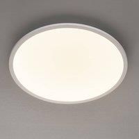 EGLO Connect Sarsina-C LED ceiling light panel, Smart home ceiling lamp, aluminium and plastic, Ø 59.5 cm/23.4 inches, incl. remote control, dimmable, configurable colours and shades of white