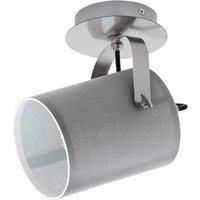 EGLO 98138 VILLABATE LED grey satin nickel wall light