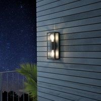 EGLO Outside Wall Light, zinc-Plated Steel, 60 W, Black