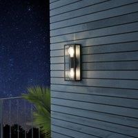 EGLO Outside Wall Light, zinc-Plated Steel, 60 W, Black