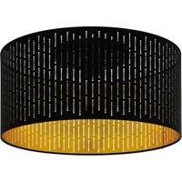 EGLO Varillas ceiling lamp in black/gold