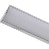EGLO Connect Tabiano-C LED Wall Light 1 Bulb LED Mirror Light Steel and Plastic in Chrome, White, Bathroom Lamp with Colour Temperature Change (Warm - Cold), RGB, Dimmable, IP 44, L 60.5 cm