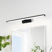 Eglo Slim Black Bathroom Mirror Light