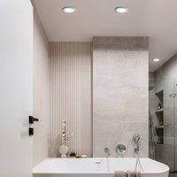 EGLO Recessed Light, Chrome