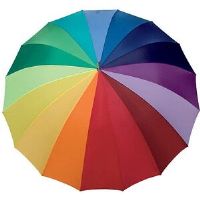 Derby Hit Golf Rainbow Umbrella