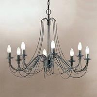 ORION Clara Chandelier Country House Style Eight Bulbs
