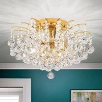 ORION Lennarda Ceiling Light Gold-Plated 24 Carat