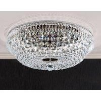 ORION Sherata Ceiling Light Chrome-Edged 55 cm