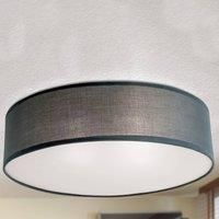 ORION Seda fabric ceiling light, grey