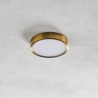 ORION Bully LED ceiling light with a patina look, 14 cm