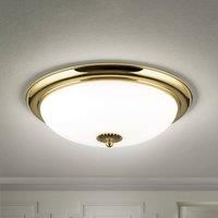 ORION Empire ceiling light, 48 cm, gold, frosted opal glass