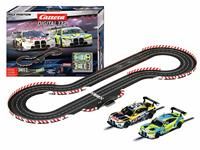 Carrera Digital 132 20030046UK Pole Postion 1:32 Scale I 5.7 Metres I With BMW M4 GT3 Rowe Racing No.99 & BMW M4 GT3 Ram Racing No.15, UK Plug Version