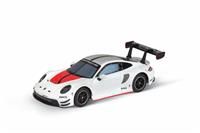 Carrera Hybrid 50051006 Porsche 911 GT3 R White Lightning 1:50 Scale AI-Supported Race Car with Working Lights & USB-C Charging