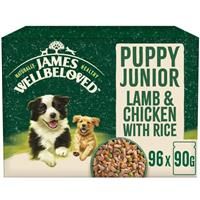 James Wellbeloved Puppy Hypoallergenic - Lamb & Chicken in Gravy  - 12 x 90g